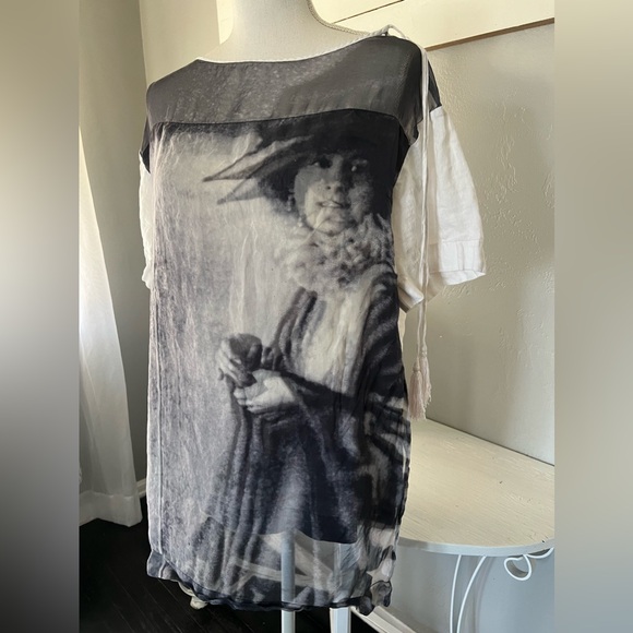 Gianfranco Ferre Black & White Vintage
 Top Woman's Face size 44 (USA 10) - Picture 3 of 10